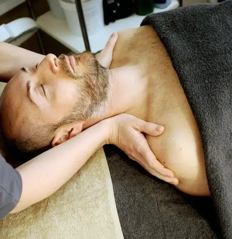 Massage therapy session at Maxwell Massage in Seattle